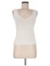 Abbeline 100% Viscose Ivory Sweater Vest Size M - photo 1
