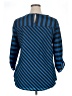 ECI Blue 3/4 Sleeve Blouse Size XL - photo 2