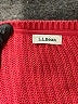 L.L.Bean 100% Cotton Red Pullover Sweater Size M (estimated) - photo 7