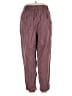 Gap Solid Purple Track Pants Size 14 - photo 2