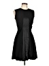 Sandro Solid Black Cocktail Dress Size Lg (3) - photo 1