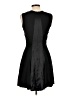 Sandro Solid Black Cocktail Dress Size Lg (3) - photo 2