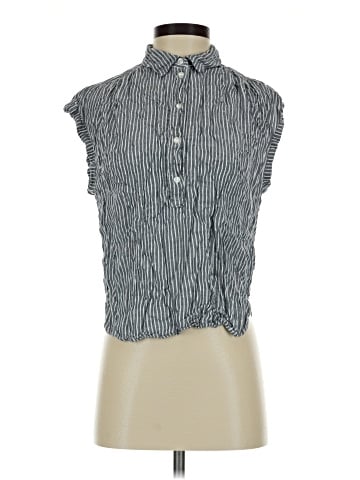 H&M L.O.G.G. Sleeveless Button-Down Shirt (view 1)