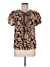 Marc by Marc Jacobs Brown Short Sleeve Blouse Size M - photo 1