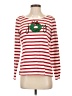 Talbots 100% Cotton Red Long Sleeve Top Size S - photo 1