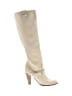 Bally Solid Ivory Boots Size 6 1/2 - photo 1