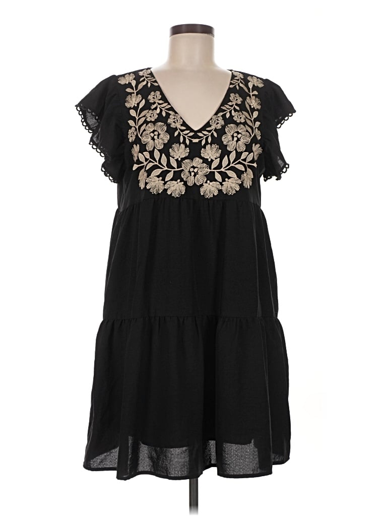 Pre-owned Thml Cocktail Dress In Black