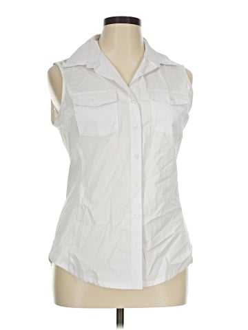 Zac & Rachel Sleeveless Button-Down Shirt (view 1)