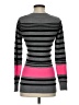Poof! Stripes Gray Pullover Sweater Size S - photo 2