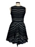Maison Jules 100% Polyester Stripes Black Casual Dress Size XL - photo 2