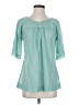 ExOfficio Teal Green 3/4 Sleeve Blouse Size S - photo 1