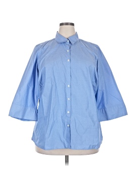 Lands' End 3/4 Sleeve Button Down Shirt