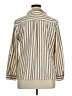 Notations Stripes Brown 3/4 Sleeve Blouse Size XL - photo 2