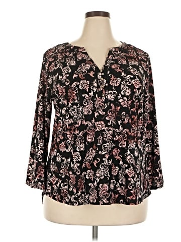 Dana Buchman 3/4 Sleeve Blouse (view 1)