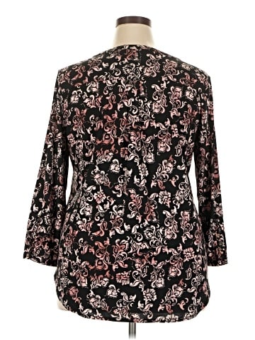 Dana Buchman 3/4 Sleeve Blouse (view 2)