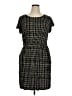 Apt. 9 Tweed Black Casual Dress Size XL - photo 1
