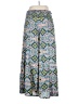 Earthbound Trading Co. 100% Polyester Paisley Blue Casual Pants Size L - photo 2
