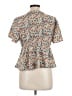 Shein Orange Short Sleeve Blouse Size L - photo 2