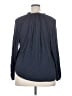 Democracy Blue Long Sleeve Blouse Size 2X - photo 2