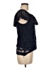 Maison Jules Blue Short Sleeve Blouse Size M - photo 4