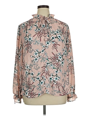 Liz Claiborne Career Long Sleeve Blouse (view 1)