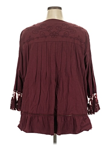 Ali Miles 3/4 Sleeve Blouse (view 2)