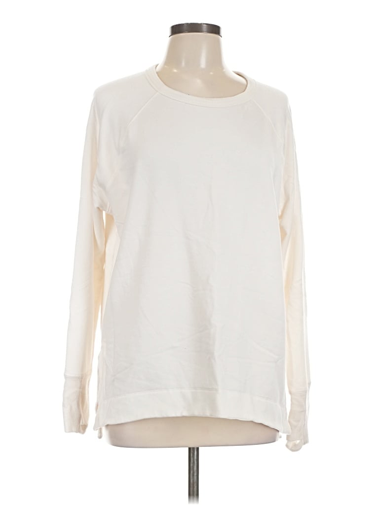 Click to view more detailed imagery on our partner's website Pre-owned Athleta Sweatshirt In Ivory