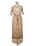 Rusttydustty Paisley Tan Casual Dress Size XL - photo 1