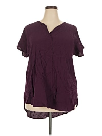 Bobeau Short Sleeve Blouse (view 1)
