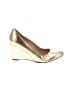 J.Crew Metallic Gold Wedges Size 6 1/2 - photo 1
