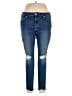 Gap Hearts Blue Jeans Size 14R - photo 1