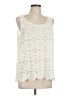 Ann Taylor LOFT Ivory Sleeveless Blouse Size L - photo 1