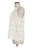 Ann Taylor LOFT Ivory Sleeveless Blouse Size L - photo 5