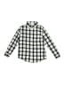 Janie and Jack Plaid Blue Long Sleeve Button-Down Shirt Size 5 - photo 1