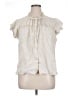Rails Ivory Short Sleeve Blouse Size XL - photo 1