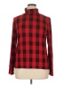 Talbots Checkered-gingham Red Turtleneck Sweater Size XL - photo 1