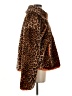 JOA 100% Polyester Animal Print Orange Faux Fur Jacket Size S - photo 4
