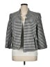 Kasper 100% Polyester Houndstooth Ivory Blazer Size 16 - photo 1