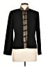 S.L. Fashions 100% Polyester Paisley Black Jacket Size 10 - photo 1