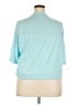 North Style Teal Short Sleeve Blouse Size 2X - photo 2