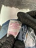 No Boundaries 100% Recycled Polyester Blue Denim Shorts Size 13 - photo 3