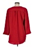 Fred David Red 3/4 Sleeve Blouse Size M - photo 2