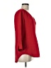 Fred David Red 3/4 Sleeve Blouse Size M - photo 4