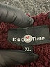 It's Our Time Tweed Burgundy Pullover Sweater Size XL - photo 7