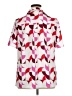 BLOOMCHIC Color Block Pink Short Sleeve Blouse Size 14 - 16 - photo 2