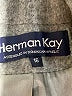 Herman Kay Gray Wool Coat Size 16 - photo 6
