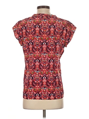 Joie Short Sleeve Silk Top (view 2)