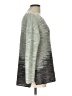 Nic + Zoe Metallic Green Pullover Sweater Size L - photo 4