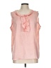 Talbots Outlet 100% Polyester Pink Sleeveless Blouse Size L - photo 1