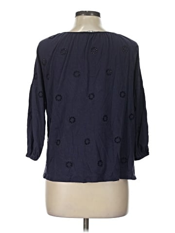 Three Dots 3/4 Sleeve Blouse (view 2)